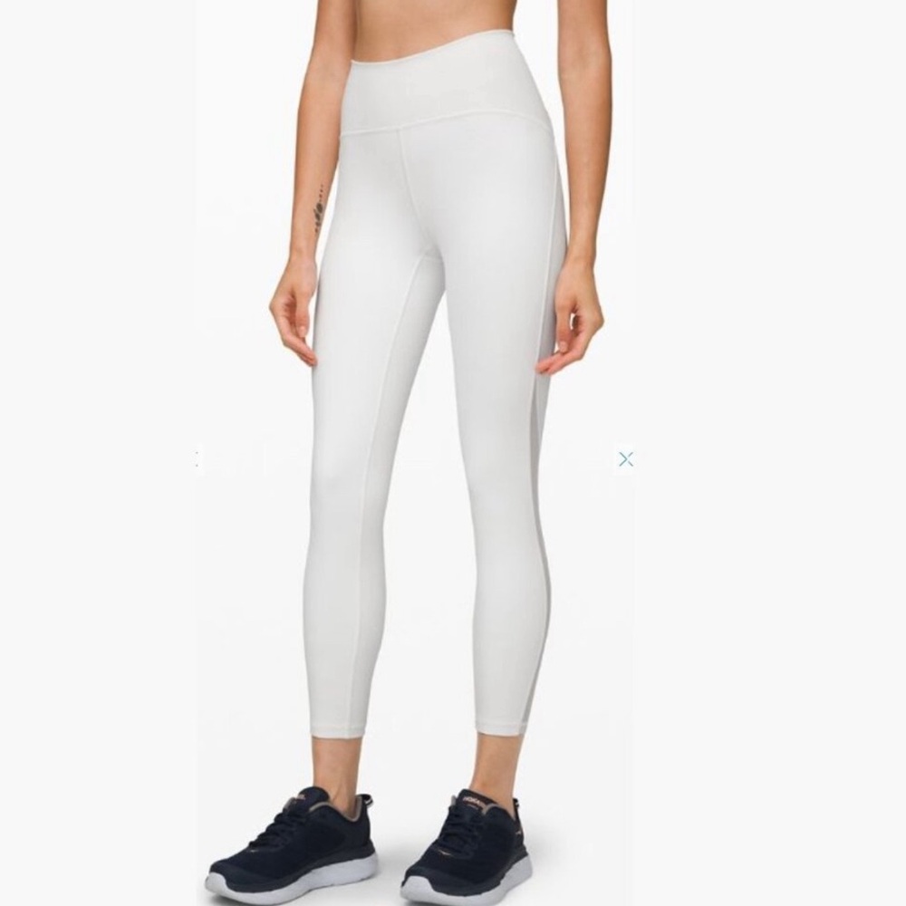 Lululemon Train Times 7/8 Leggings- White